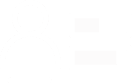 White user profile icon with information lines - accounting services for creative freelancers and independent professionals